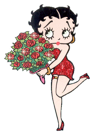 Betty Boop Flowers