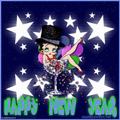 New Year Betty Boop