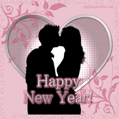 New Year Pink Couple