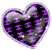 Black Purple Heart