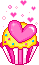 Heart Cupcake picture