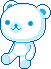 White Blue Bear picture
