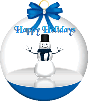 Happy Holidays Snowman picture