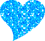 Blue Glitter Heart picture
