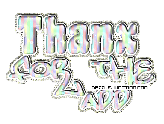 Silver and pastel text graphic that says Thanks for the Add.