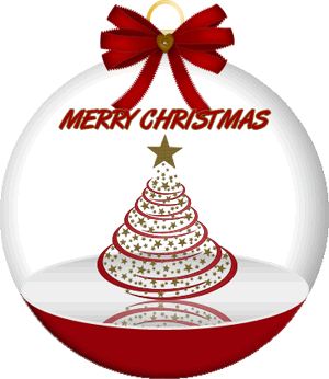 Christmas Tree Red Gold