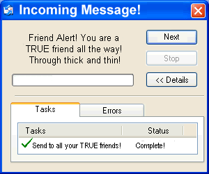 True Friend Alert