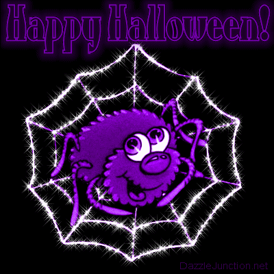 Halloween Purple Spider