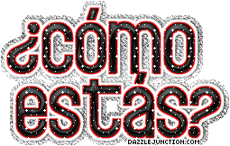 Spanish greeting image that says Como Estas