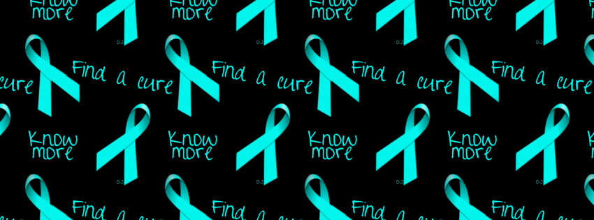 Ribbon Turquoise Facebook Cover