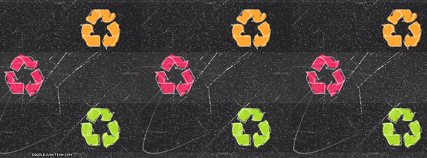 Grungy Recycle Facebook Cover