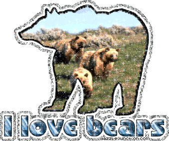 Animal Lovers I Love Bears quote