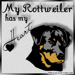 Pet Lovers Rottweiler Heart picture