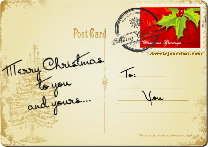 You Yours Postcard