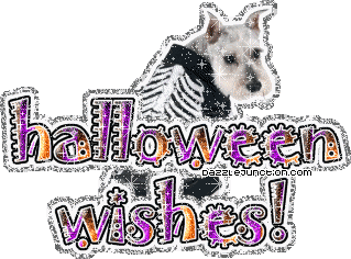 Halloween Wishes Dog