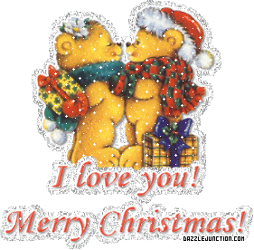 Christmas Glitter Bear Love Chirstmas picture