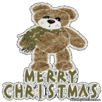 Christmas Glitter Christmas Teddy picture