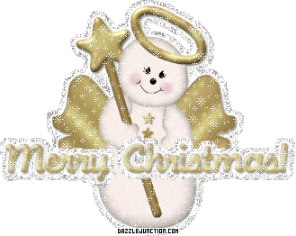 Christmas Glitter Gold Snowman picture