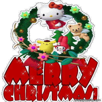 Christmas Glitter Hello Kitty Christmas picture