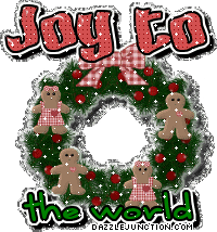 Christmas Glitter Joy To The World picture