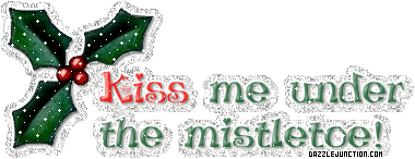 Christmas Glitter Kiss Me Under Mistletoe picture