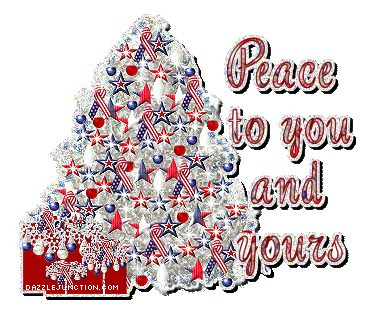 Christmas Glitter Peace To You picture