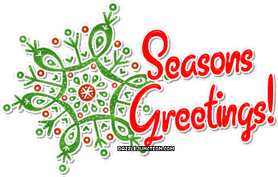 Christmas Glitter Seasons Greetings picture