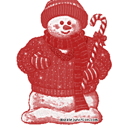 Snowman Candycane