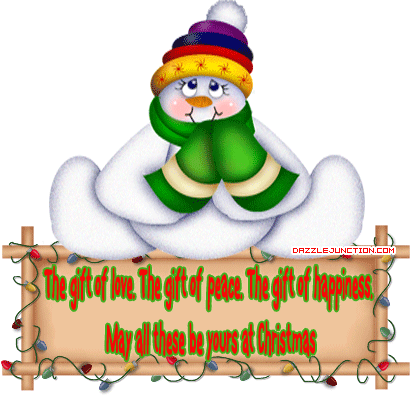 Christmas Glitter Snowman Christmas Peace picture