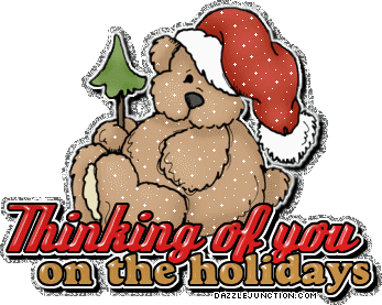 Christmas Glitter Thinking Of You Holidays picture