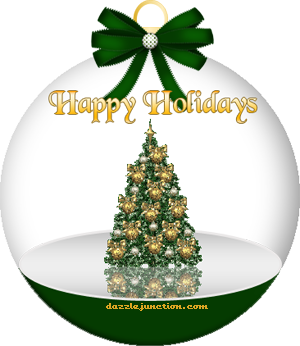 Christmas Ornaments Christmas Tree Green Gold picture