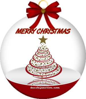 Christmas Tree Red Gold