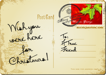Christmas Postcards Were Here Postcard picture