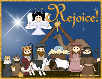 Religious Christmas Rejoice picture