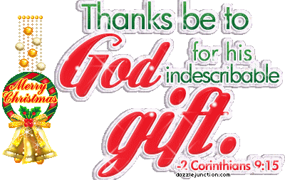 Religious Christmas Thanks To God picture