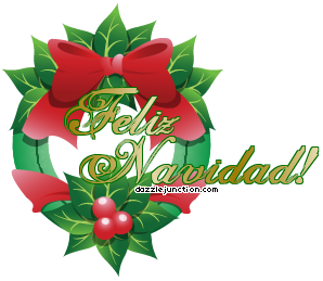 Spanish Christmas Feliz Navidad Wreath picture