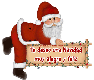 Santa Navidad Alegre Feliz