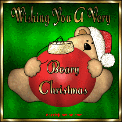Beary Christmas Ornament