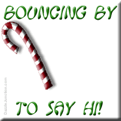 Merry Christmas Bouncing Hi Candy Cane picture