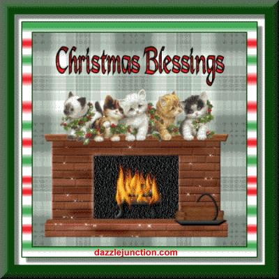 Merry Christmas Christmas Blessings Cats picture