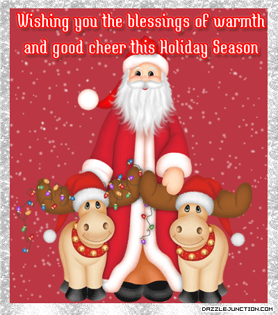 Christmas Blessings Santa