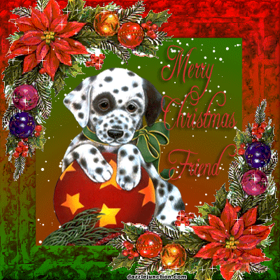 Merry Christmas Dalmation Christmas picture
