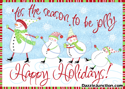 Happy Holidays Snowmen