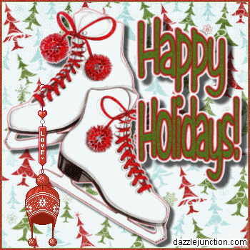 Merry Christmas Ice Skates picture