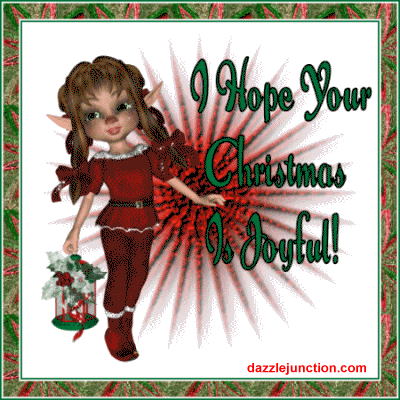 Merry Christmas Joyful Christmas Elf picture