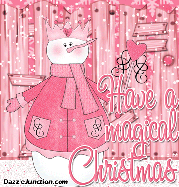 Merry Christmas Magical Pink picture