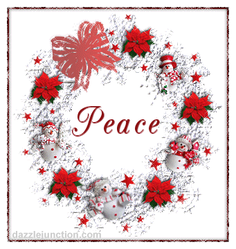 Merry Christmas Peace Wreath picture