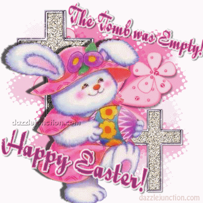 Easter Christian Bunny Tomb Empty quote