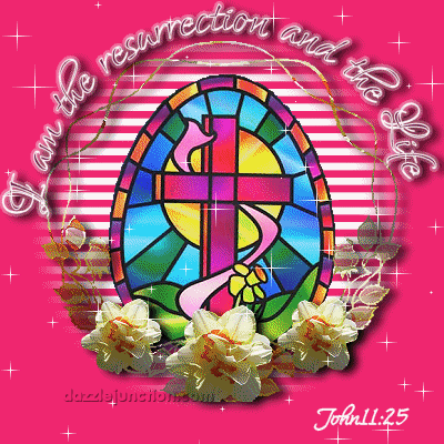 Christian Easter Egg Stained Glass picture