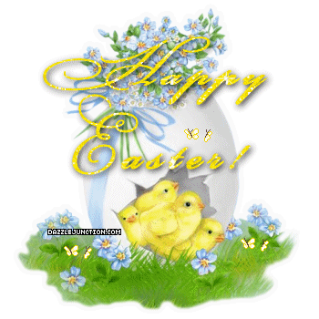 Easter Glitter Egg Chick Butterfly picture